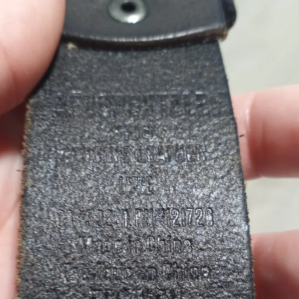 Aeropostale Men's Genuine Leather Brown Belt Size Large